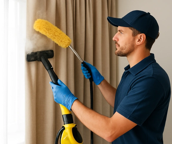 Trusted residential curtain cleaning technician Matty Curtain Cleaning orchard-hills-nsw QLD